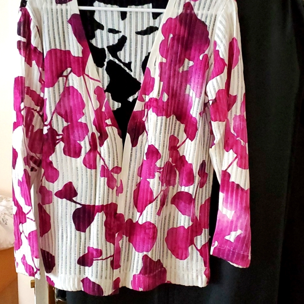 Escada open cardigan cotton size M